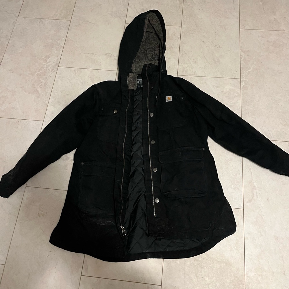 Carhartt women's Black Quilted Field Jacket